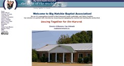 Desktop Screenshot of bighatchiebaptist.org